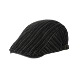 Stitch Stripe Hunting Cap (Black Denim)