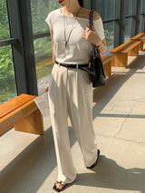 [MADE] Cunpose Unbalanced Off-Shoulder T-shirt