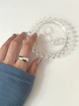 [4 set] summer beads layered ring set / bold summer ring