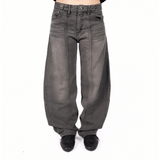 Regular Balloon Denim - Aged Black