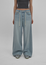 [MADE] Lemaire Lyocell Wide Denim Pants