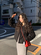 [MADE] [Wool Napping] Winter Warm ロングブーツカットスラックス