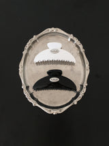 Silver accent hair claw