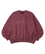 P.Basic cross Sweatshirt _ Solid pink 