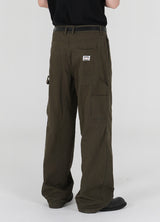 PINTUCK CARPENTER WORK PATCH PANT'S