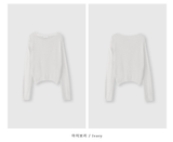 Weekly Summer Boat Neck Knit / 5 colors