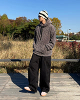 Moko Wool Hoodie (Black)