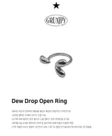 Dew Drop Open Ring