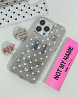 DOT JELLY Gel Hard Slim Phone Case - Gray