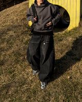 El domingo balloon denim pants