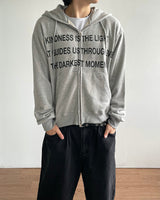 Fog Crop Hoodie Zip-UP