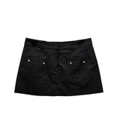 Deacon Patch Pocket Cotton Skirt