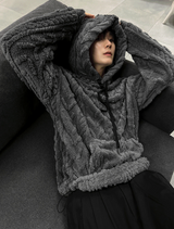24FW ニューケーブルウールフード
