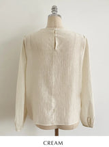 Loha Half-Neck Puff Blouse