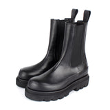 DAVID STONE HI-COMMANDO SOLE CHELSEA BOOTS