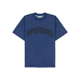 アッシュウォッシュロゴTシャツ (BLUE)