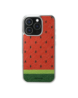 Watermelon Epoxy Silver Case