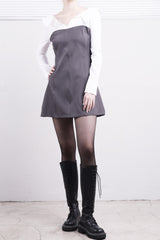 Serine Off Shoulder Shirt Dress