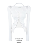 [MADE/PRE-ORDER]レーヨンJホルタートップ (2color)