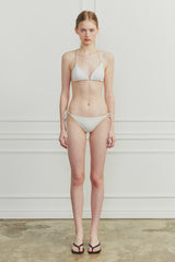 TINA STRING BIKINI SET white