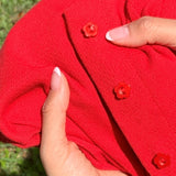 [MADE] Netty V-Neck Slim Fit Punching Summer Knit Cardigan (2 Colors)