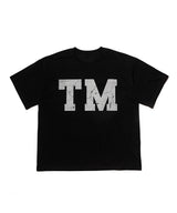 TM クラックTシャツ-BLACK