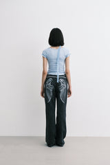 レースscTシャツ (sky blue)