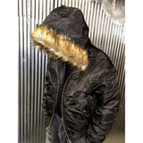 [F/W]リアルファーMA-1中綿ジャンパー(3color)