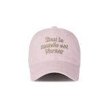 TMV Lettering Ball Cap / Pigment Pink