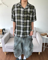 Shunut Checkered Short-Sleeved Shirt