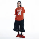 88 フットボール半袖Tシャツ - RED