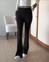 ben over low ribbed bootcut knit pt