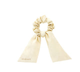 26SS★ Ribbon Tail Embroidery Hair Scrunchie