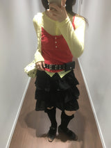 Mogu frill knee socks (9color) 