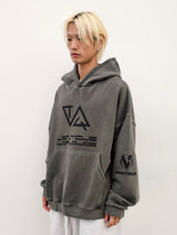 VENTIQUE Graphic Logo hoodie 2colors