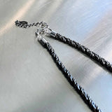 Oxidized Industrial Twist Chain