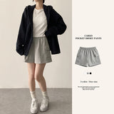 Daily Cargo Banding Sweatshirt Short Training Pants