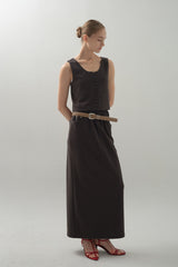 Knit Texture Top_Charcoal