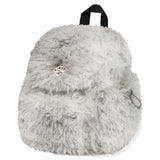 CHERRY FUR MINI BACKPACK [LIGHT GRAY]