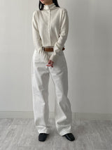 [Unisex] ステッチコットンワイドパンツ