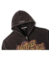 RG Another Place Washed Zip-up Hoodie (Black)