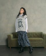UNISEX エンブレムシャギーベスト