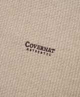 Authentic Logo Knit-Like Half-Zip Oatmeal