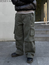 Pigment back banding work pants