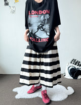 Frisening Stripe Bermuda Shorts 4color
