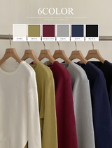 Winter Daily Mood Basic Round Knit (6color)