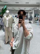 Landy 3160 Seersucker Stripe Shirt