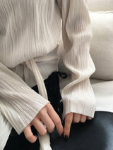Pleats tie top