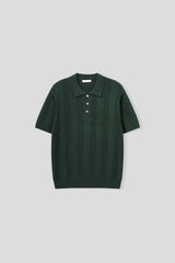 Dao placket collar knitwear