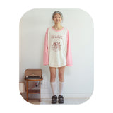 NEW LOVE Tシャツ レッドストライプ